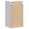 vidaXL Kitchen Wall Cabinet High gloss white Engineered wood Medium