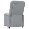 vidaXL Recliner Light Gray Fabric