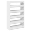 vidaXL Shoe Rack White Engineered Wood Slim Shoe Rack Rectangular