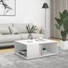 vidaXL Coffee Table White Engineered wood Medium Coffee Table