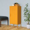 vidaXL Storage Cabinet Mustard Yellow Steel Medium Storage Cabinet
