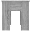 vidaXL Coffee Table Grey Sonoma Engineered Wood Height-Adjustable