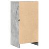 vidaXL Sideboard Concrete grey Engineered wood, glass Medium Sideboard