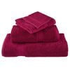 vidaXL Towel Set Bordeaux 100% cotton Hand towel size: 19.7 x 39.4 in