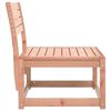 vidaXL Garden Sofa Natural Wood Solid Douglas Fir wood 25 in Width