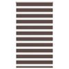 vidaXL Zebra blind 39.7x68.9" Fabric Width 38.1 " coffee