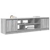 vidaXL TV Cabinet Grey Sonoma Engineered Wood Large TV Cabinet