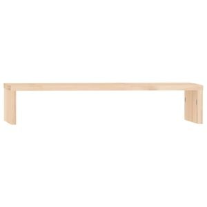 vidaXL Monitor Stand 19.7x10.6x3.9" Solid Wood Pine