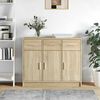vidaXL Sideboard Sonoma oak Engineered wood Medium Sideboard