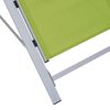 vidaXL Sunlounger Green Textilene Standard Sunlounger Rectangular