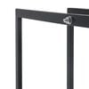 vidaXL Firewood Rack Black 31.5"x9.8"x78.7" Steel