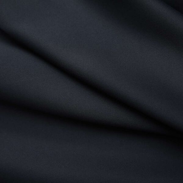 vidaXL Blackout Curtains with Hooks 2 pcs Black 55.1x68.9"