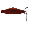 vidaXL Garden Parasol Terracotta Polyester, Metal Large Tiltable