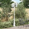 vidaXL Garden Light White 235 cm Aluminium