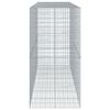 vidaXL Gabion Basket Silver Galvanized Iron Large Durable