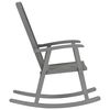 vidaXL Rocking Chair Grey Solid Acacia Wood Standard Durable