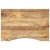 vidaXL Desk Top Natural wood color Solid rough mango wood
