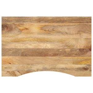 vidaXL Desk Top Natural wood color Solid rough mango wood