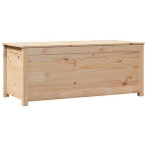 vidaXL Storage Box Natural Pine Solid pinewood Medium Storage Box