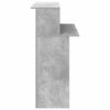 vidaXL Reception Desk Concrete grey Engineered wood Medium