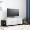 vidaXL TV Cabinet White Cold-rolled Steel Medium TV Cabinet