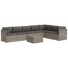 vidaXL Garden Lounge Set Grey