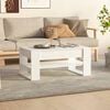 vidaXL Coffee Table White Engineered Wood Medium Coffee Table