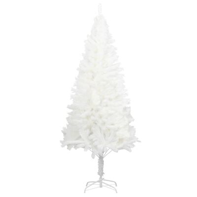 vidaXL Artificial Christmas Tree Lifelike Needles White 8 ft