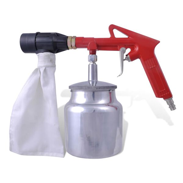Air Sand Blasting Kit 3 Bottles & 4 Nozzles
