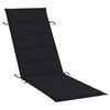 vidaXL Sunlounger With Table Natural wood