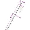 vidaXL Tent Pegs 24 pcs 7.9 " 0.35 " Galvanised Steel