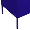 vidaXL Storage Cabinet Navy Blue Steel Medium Height-Adjustable Shelves
