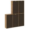 vidaXL Side Cabinet Honey brown