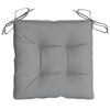 vidaXL Chair Cushion Set of 6 Grey Oxford fabric (100% polyester)