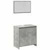vidaXL Bathroom Furniture Set Concrete Grey Engineered Wood