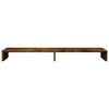 vidaXL Monitor Stand Smoked Oak 39.4x10.6x3.9" Engineered Wood