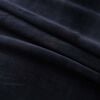 vidaXL Blackout Curtains with Rings 2 pcs Velvet Black 55.1x68.9"