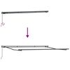 vidaXL Awning Manual Anthracite 196.9"x 118.1" Metal