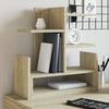 vidaXL Desk Organiser Sonoma Oak 19.3x7.9x20.7" Engineered wood