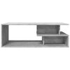 vidaXL Coffee Table Concrete Gray Engineered Wood 40.2 x 21.7 x 13.8 in