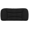 vidaXL Headboard Cushion Black 100% Polyester 31.5 in Headboard Cushion