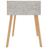 vidaXL Bedside Cabinet Concrete grey Engineered wood Medium