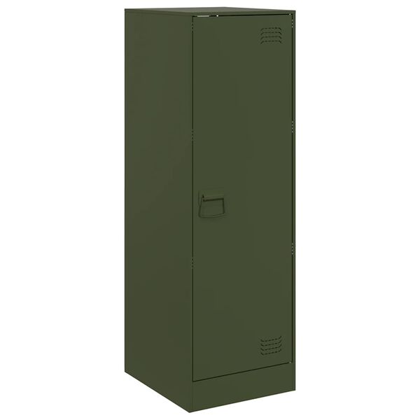 vidaXL Sideboard Olive Green Cold-Rolled Steel Medium Sideboard