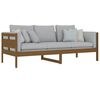 vidaXL Day Bed Honey Brown Solid Pine Wood, Plywood Twin
