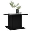 vidaXL Coffee Table Black Engineered wood Medium Coffee Table