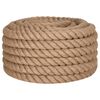 vidaXL Jute Rope 16.4 ' Long 2.36 " Thick