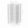 vidaXL Gabion Raised Bed Silver Galvanized steel Medium