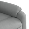 vidaXL Stand up Recliner Chair Light Gray Fabric