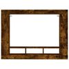 vidaXL TV Cabinet Smoked Oak Engineered Wood Large TV Cabinet