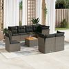 vidaXL Garden Sofa Set Grey